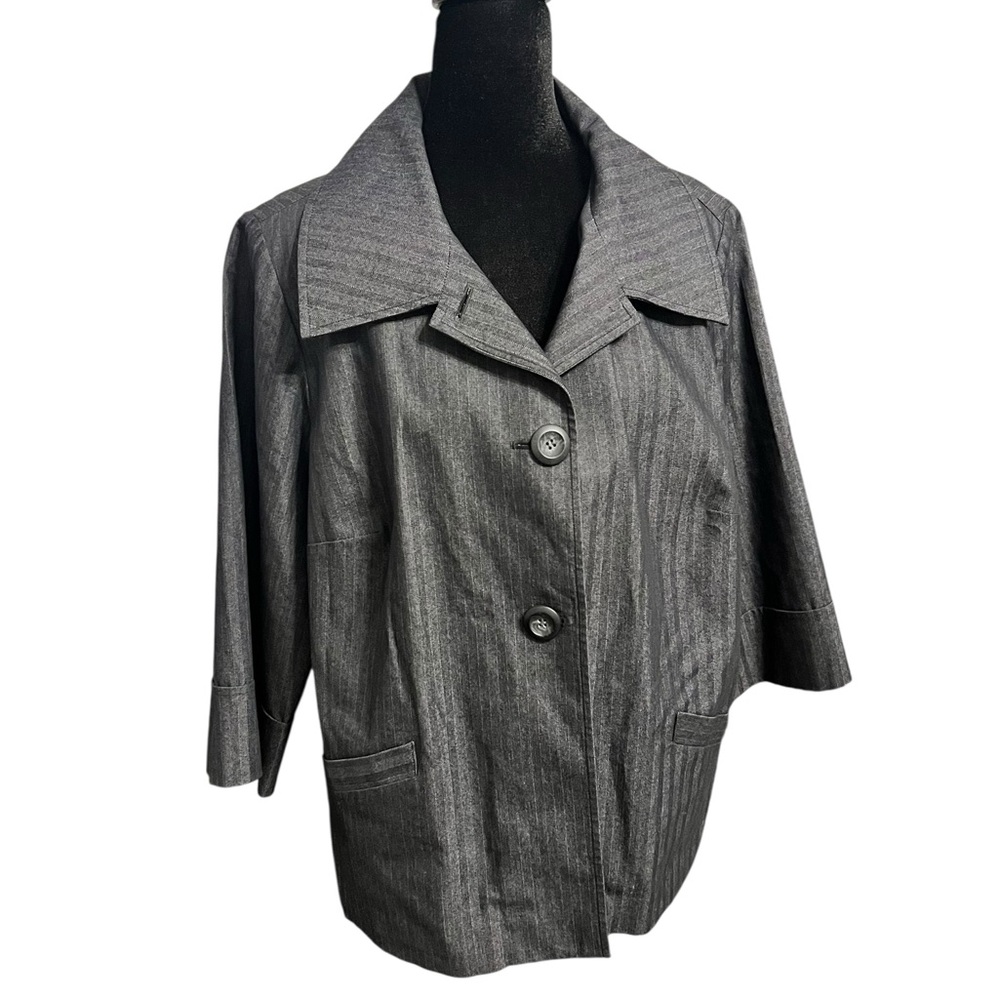 Studio 1940 Black and Gray Jacket 18W